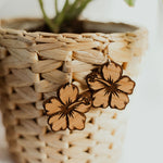 Hibiscus Dangle Earrings