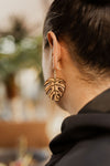 Monstera Dangle Earrings