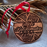 Polynesian Tribal Mele Kalikimaka Ornament