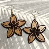 Plumeria Dangle Earrings