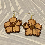 Hibiscus Dangle Earrings