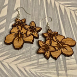 Mixed Flower Dangle Earrings