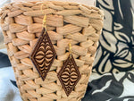 Tongan Tribal Dangle Earrings