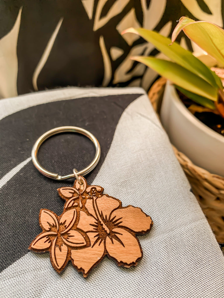 Circle Flower Keychain