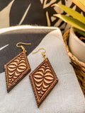 Tongan Tribal Dangle Earrings