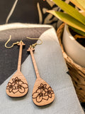 Dolphin Paddle Dangle Earrings