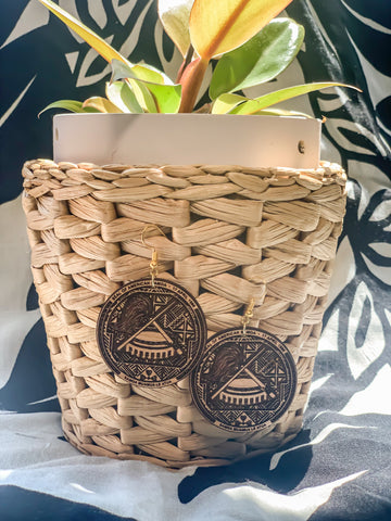 Samoan Seal Dangle Earrings