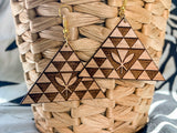 Kanaka Triangles Dangle Earrings